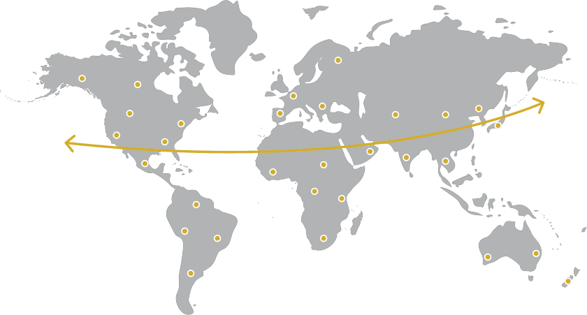 World map photo.